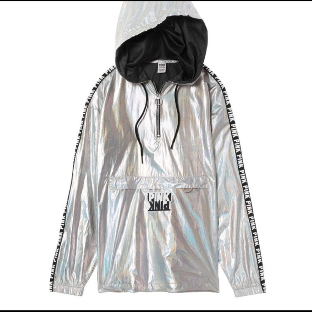 PINK Victoria Secret Silver Jacket